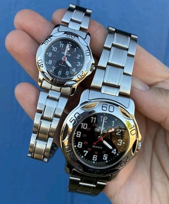 Nexus Men's & Womens Silver Stainless Steel Analog Wristwatch