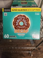 Donut Shop K-Cup Pods, Medium Roast Decaf- 60 count