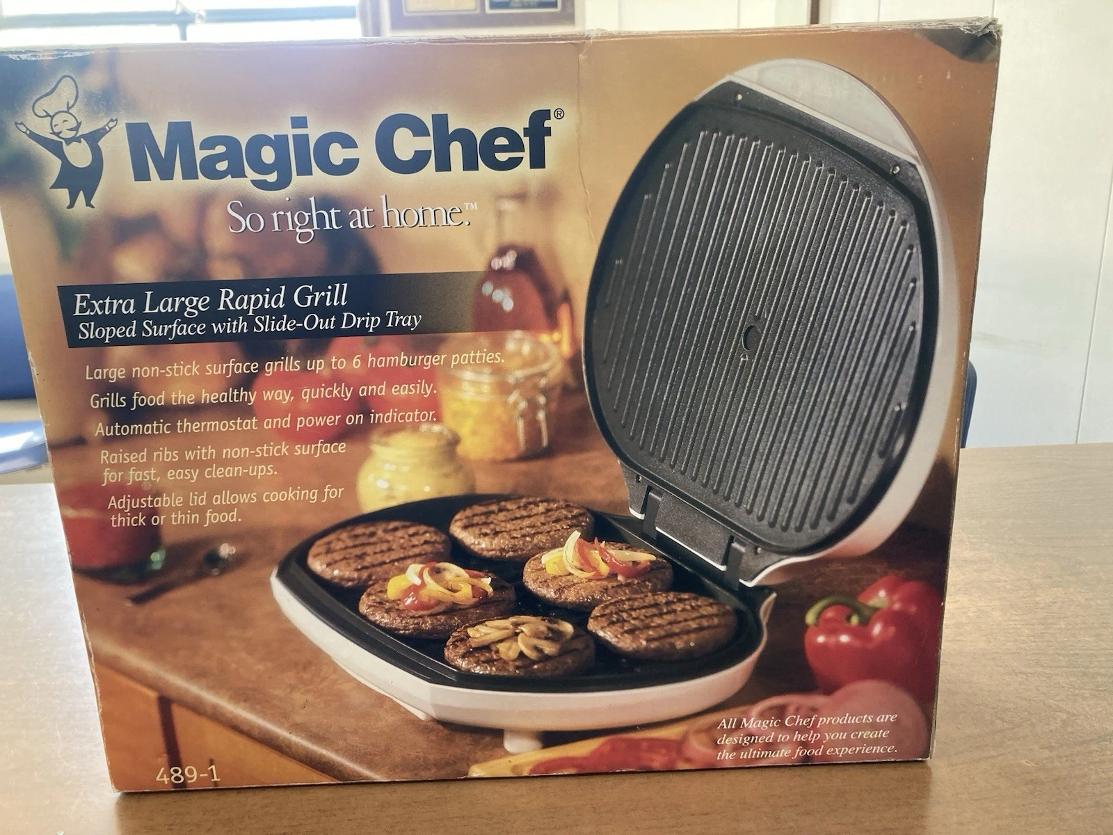 Extra Large Magic Chef Rapid Grill - White- BRAND NEW IN THE BOX
Opens in a new window or tab