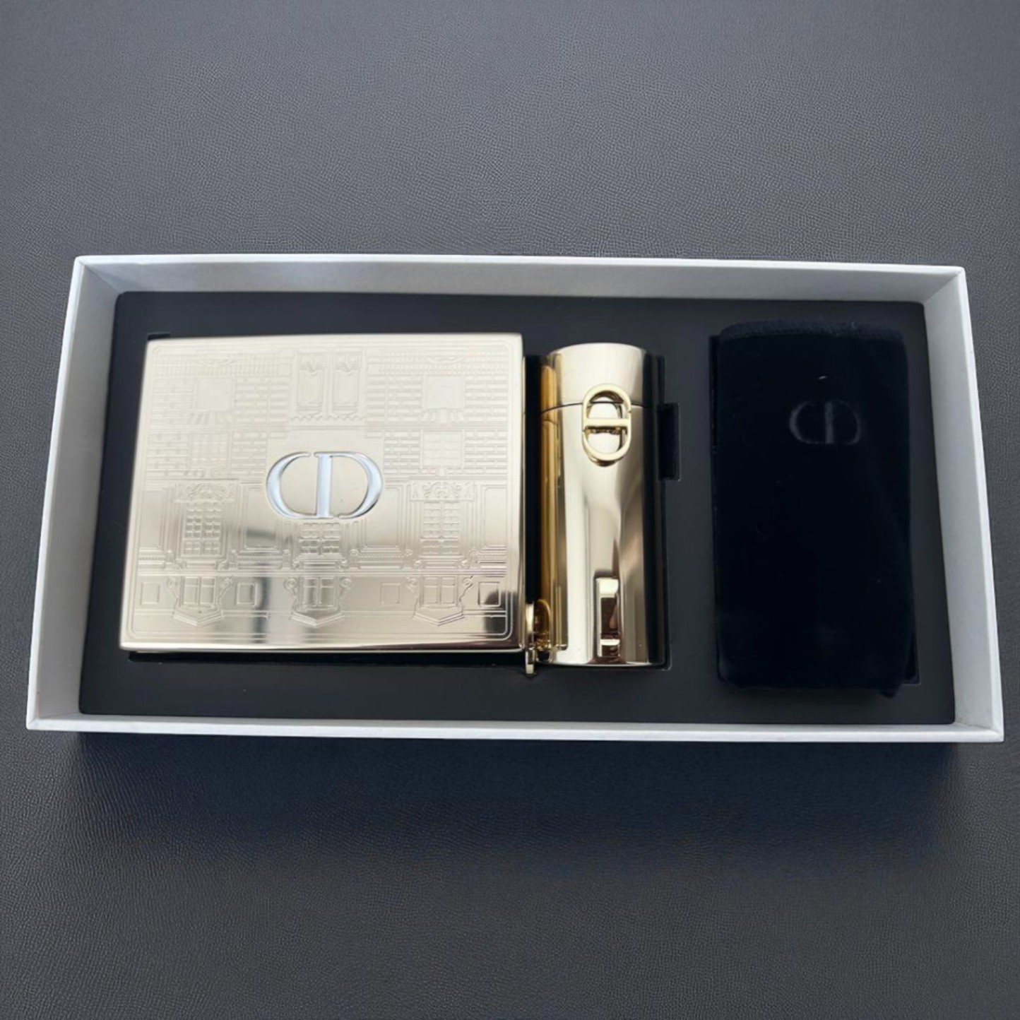 Dior 2021 Limited Edition Christmas Lipstick Set with Rouge Minodiere Case