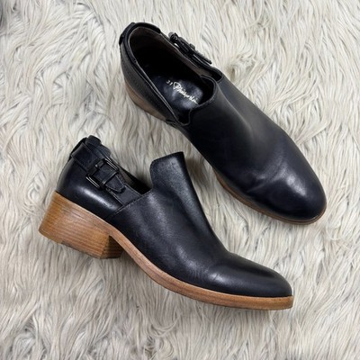 3.1 Phillip Lim Women's EUR 37 US 7 Black Leather Alexa Ankle Boots Western Moto