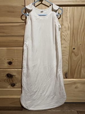 EUC Angel Dear Bamboo baby sleep sack cream 6-18 months 1.0 tog