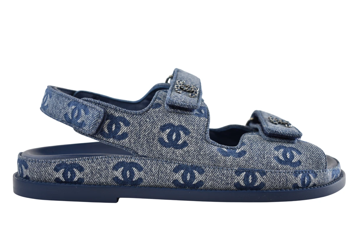 CHANEL Blue Sandals for Women for sale | eBay