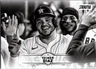 2025 Topps Stadium Club Yainer Diaz Black & White Houston Astros