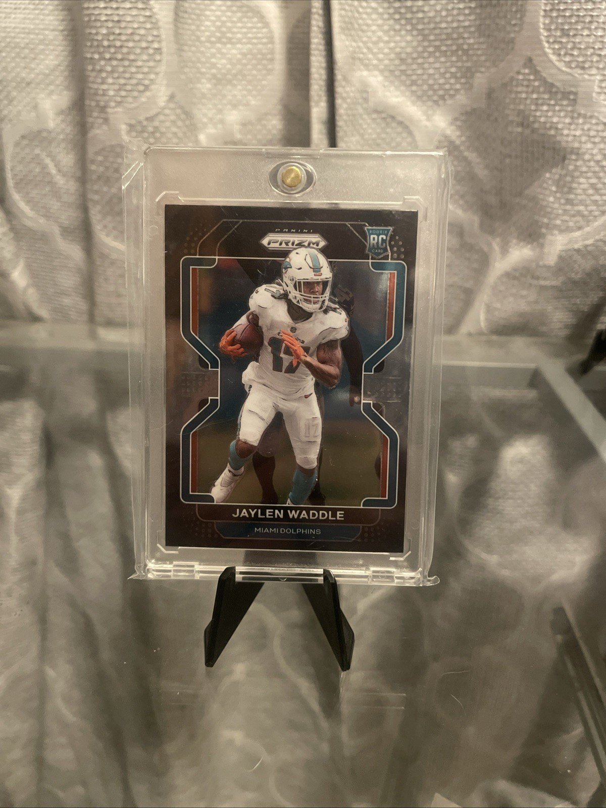 2021 Panini Chronicles - Prizm Black Jaylen Waddle #PB-10 (RC)