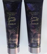 Victoria's Secret Fragrance Body Lotion Love Spell Starlit 8 FL.OZ. LOT OF 2 