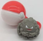 Vintage Pokémon Burger King Kids Meal Toy Graveler Spin Top and Pokeball 1999