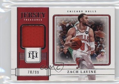 2022-23 Panini National Treasures Jersey Treasures /99 Zach LaVine #JT-VAB 1pe9