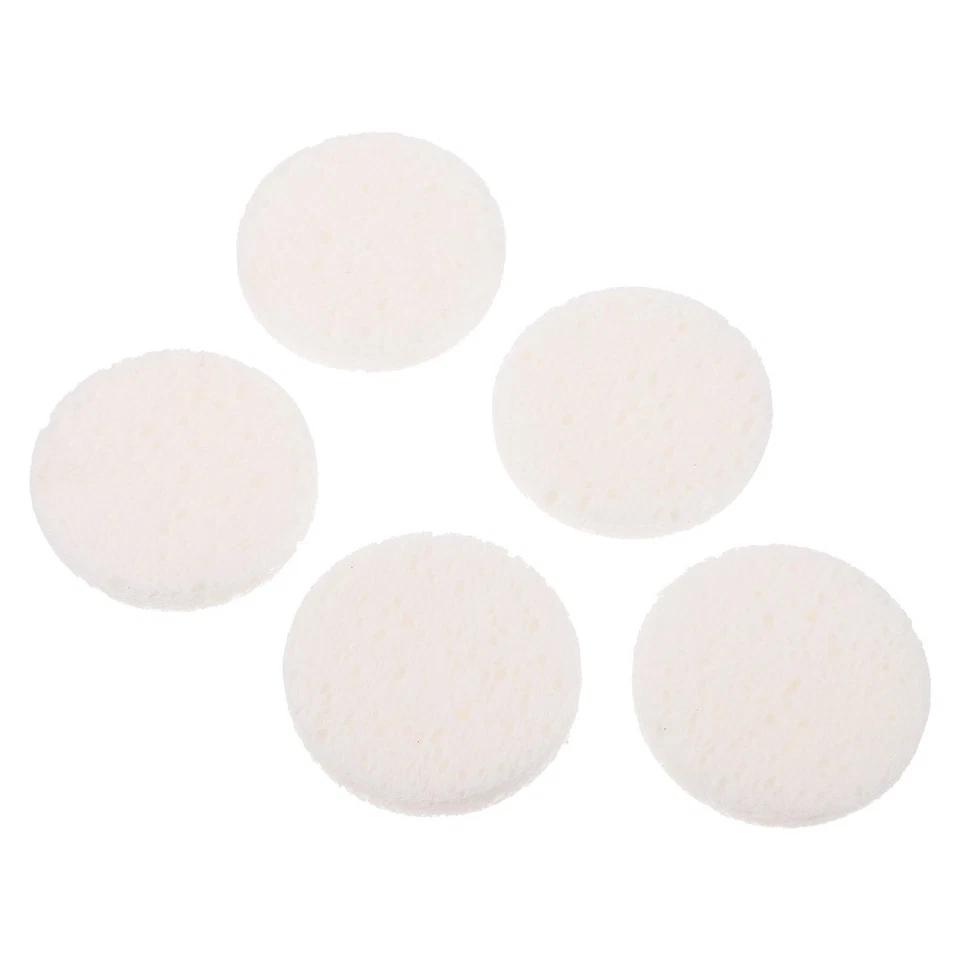50 Pcs Face Cleansing Sponges Wood Pulp Cotton Washing Face Powder White - Image 4 of 4