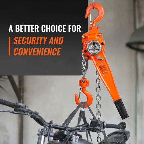 Lever Block Chain Hoist G80 Ratchet Hoist 3300lb Capacity 20ft Lifter - Picture 2 of 12