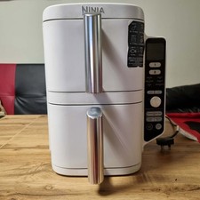 Ninja DoubleStack XL Air Fryer SL400UKWH 9.5L Dual Zone 2 Drawer White