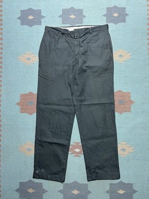 Vintage 1950s gabardine work pants trousers slacks gray rockabilly