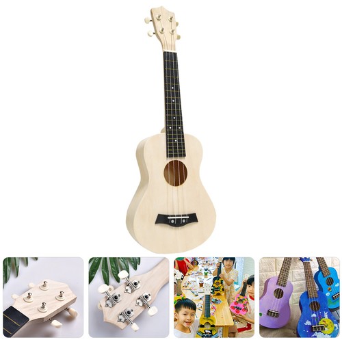  Zestaw Instrumenty Dziecięce drewniane zestawy rzemieślnicze Zrób to sam Ukulele Materiały do produkcji - Zdjęcie 3 z 16