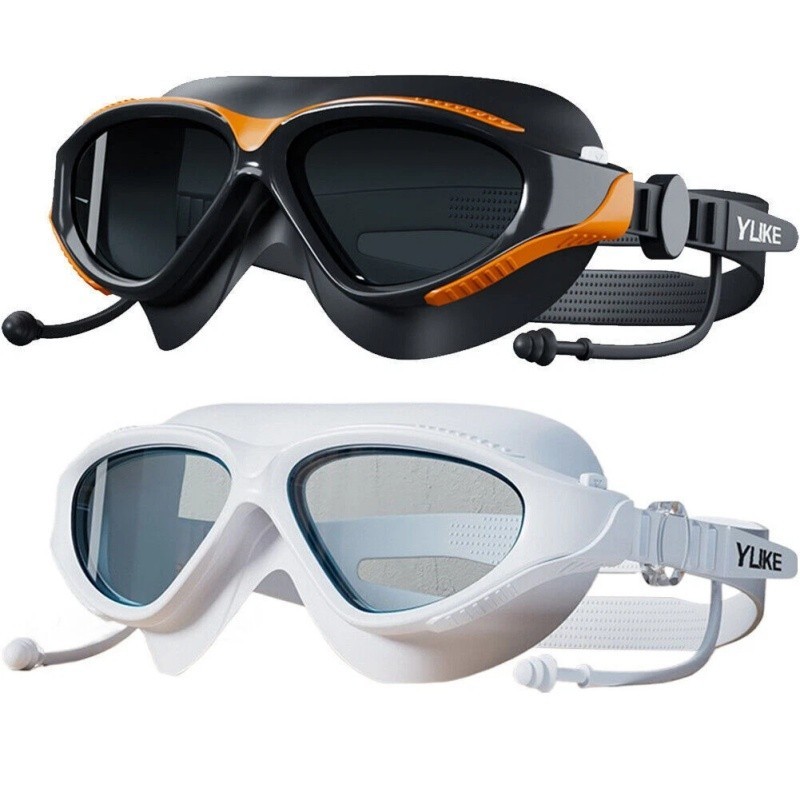 Gafas de natación antiniebla para adultos, snorkel buceo piscina natación