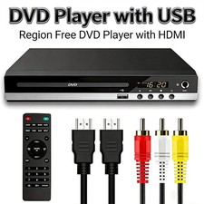 Region Free DVD Player with HDMI - 1080p Upscaling Multi-Region DVD Player D
