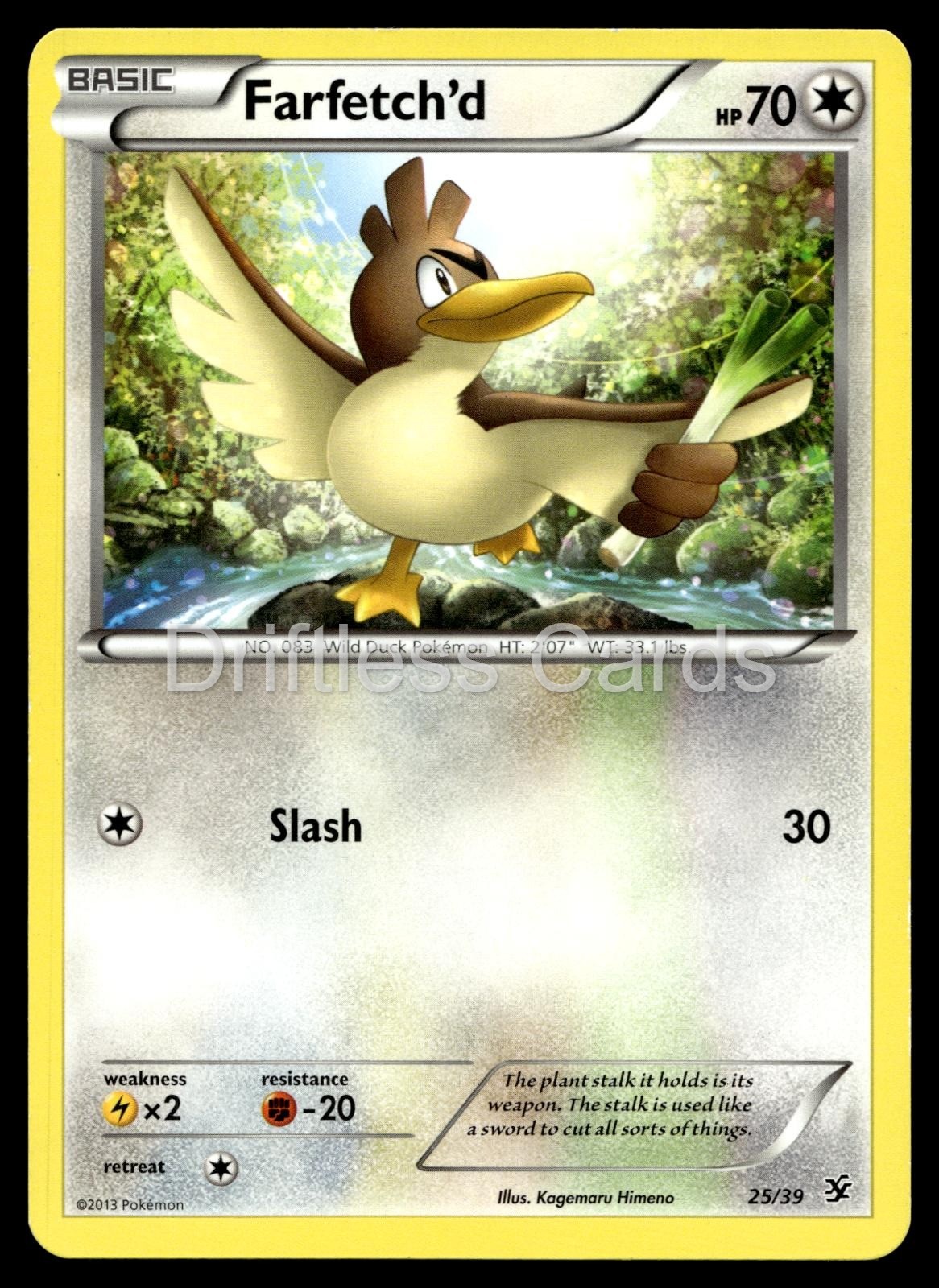 Farfetch'd 25/39 Kalos Starter Set Pokemon NM/M