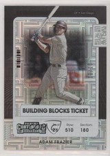 2021 Panini Contenders Building Blocks Ticket 10/10 Adam Frazier #49 b9e
