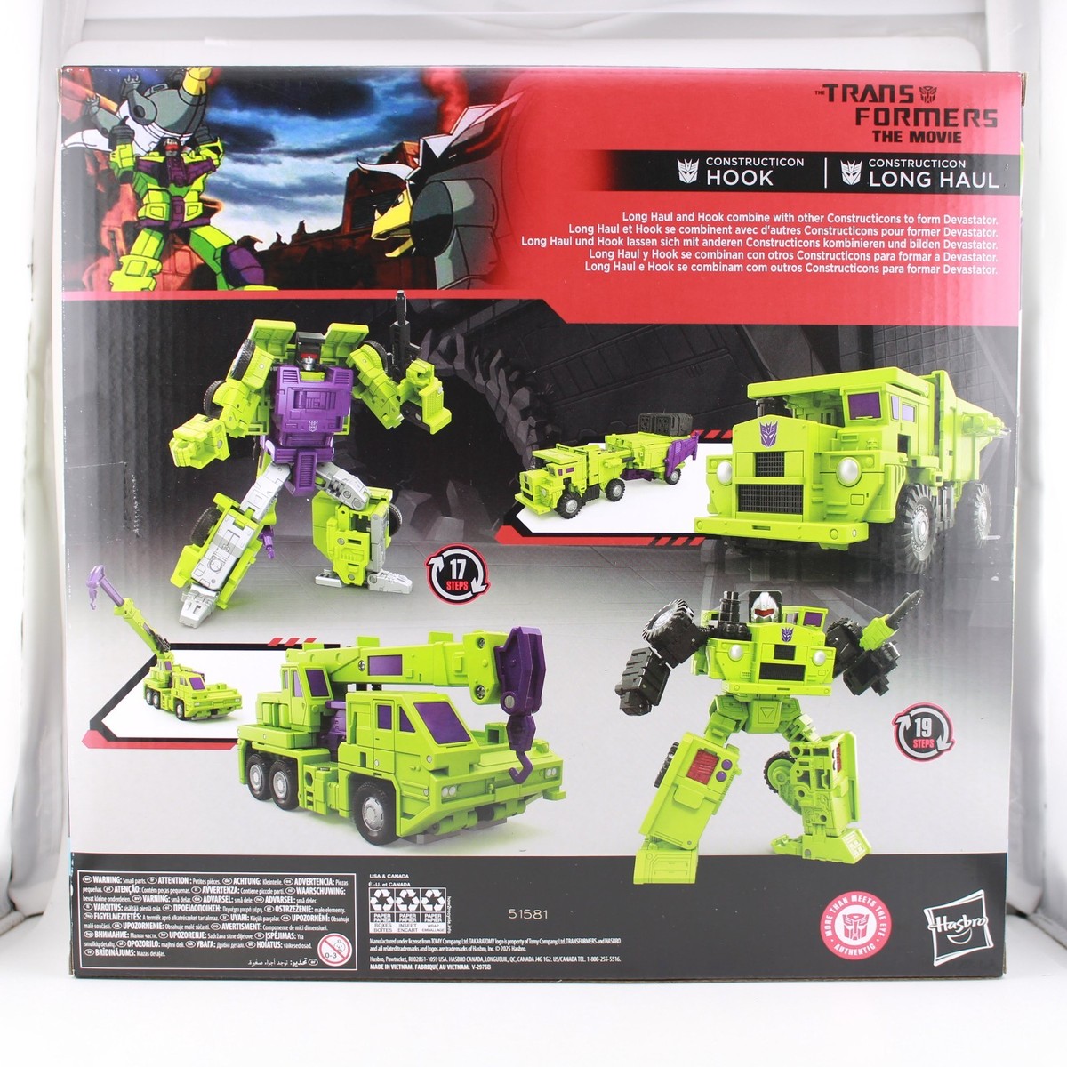 特撮 Transformers Constructicon Devastator Skpitin Transformer Toys, Studio Series 69 Revenge of The