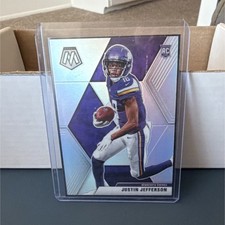 2020 Panini Mosaic Rookie Justin Jefferson Minnesota Vikings NFL Card. rookie card picture