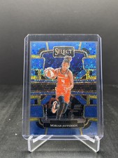 2024 Panini Select WNBA Moriah Jefferson Concourse Light Blue Disco 117/125 #92