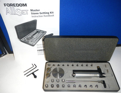 Foredom AllSet Stone Setting Complete Kit with handpiece NOS