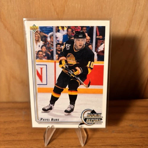 Pavel Bure 1991-92 Upper Deck Rookie Report #362 Vancouver Canucks NHL HOF