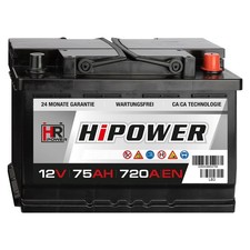 HR HiPower 75Ah Autobatterie 12V 720A 570144064