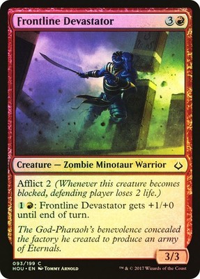 MTG FOIL Frontline Devastator  - Hour of Devastation #093