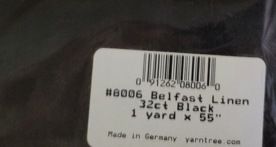 Zweigart Belfast 32 count linen 1 Yard
