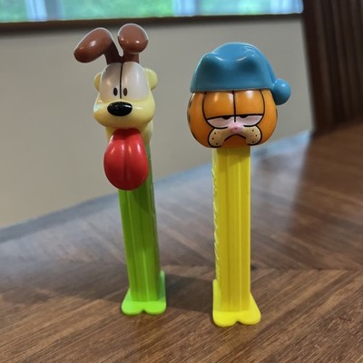 Pre-owned Garfield and Odie PEZ Candy dispensers 1998 Made in Slovenia