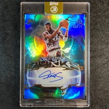 2025-26 Topps Three TRACY MCGRADY Thunder Dunks Signatures Auto Gold 8/10