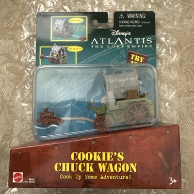 Disney's Atlantis The Lost Empire Cookie's Chuck Wagon Mattel NEW Factory Sealed