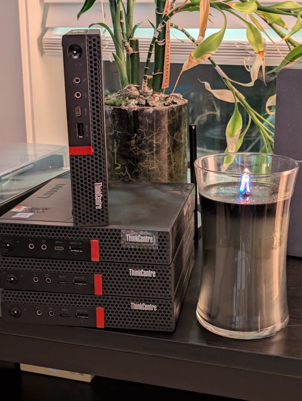 Lenovo Tiny M720q: Intel i3-8100T, 8-16gb RAM, 256gb SSD, Wifi, Win 11, w/ Power