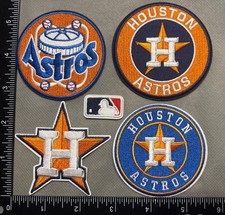 HOUSTON ASTROS LOT SET OF 5 IRON ON PATCHES