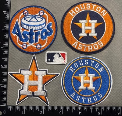 HOUSTON ASTROS LOT SET OF 5 IRON ON PATCHES
