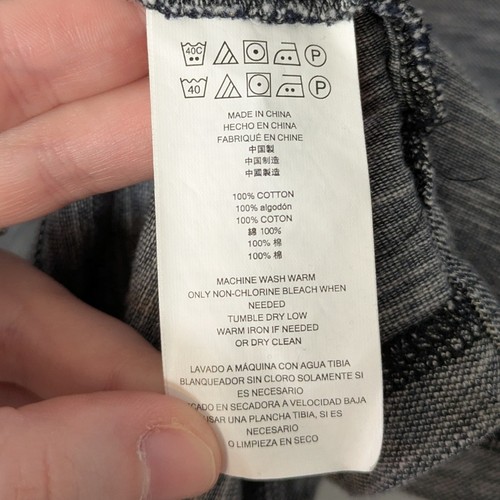 Michael Kors Poloshirt 100% Baumwolle meliert grau mit marineblauen Akzenten Größe S - Bild 4 von 4