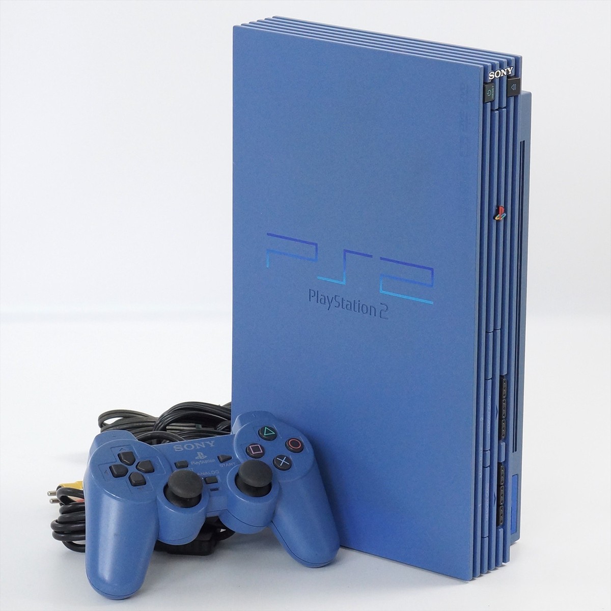 PS2 Console SCPH-39000TB Toys Blue Tested system Made in