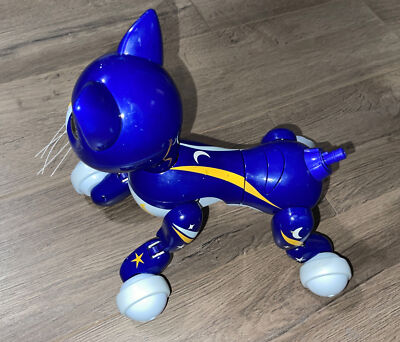 Spin Master Zoomer Kitty Midnight Cat Interactive Robot Charger