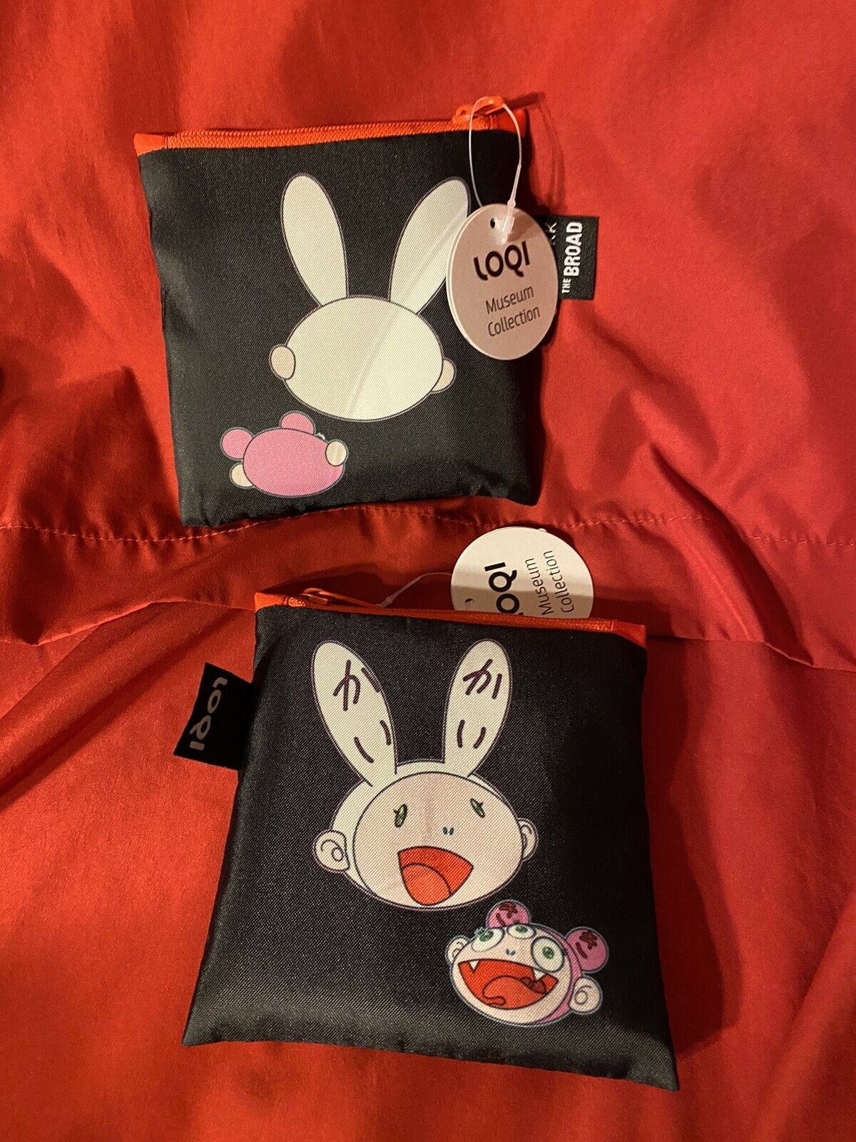 Takashi Murakami Flower Zipper Pouches for Sale