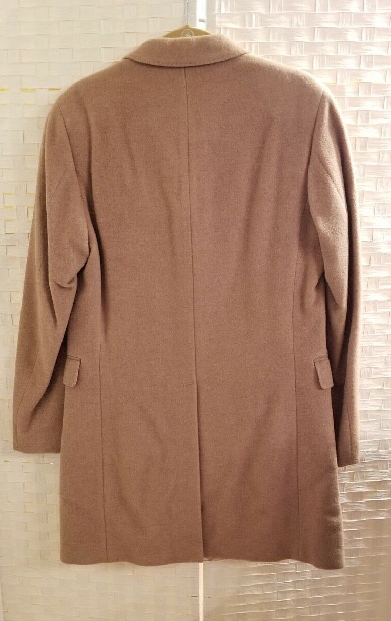 Banana Republic Men's 100percent Cashmere Monogram Collection Overcoat NWT $700 Medium image 2