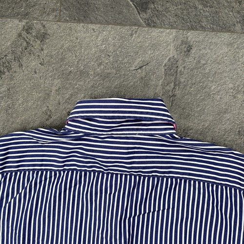 Polo Golf Ralph Lauren Striped Button Up Shirt Blue Size Small Womens - Picture 4 of 5