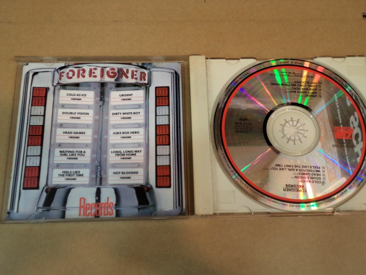 FOREIGNER RECORDS 18P2-2735 1989 JAPAN CD 87768 | eBay