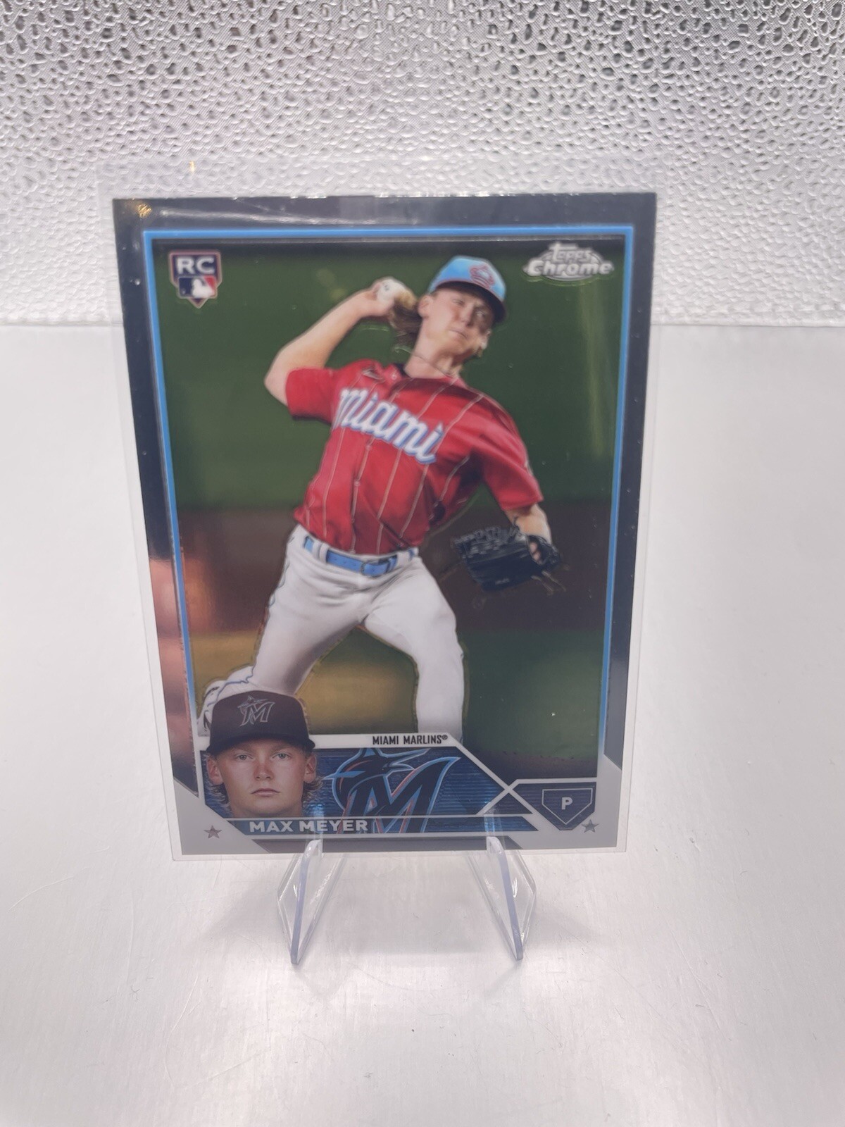 Max Meyer Rookie RC 2023 Topps Chrome Base #104 Miami Marlins