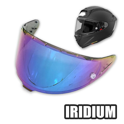 Helmet Tinted Visor with Pins Iridium For Shoei X-15 X-Fifteen CWR