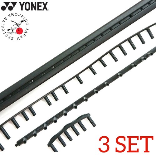Yonex Tennis 3er Set V Core Pro 100 Bumper Grommet GS18VP2 Wartungsartikel BLK - Bild 1 von 3