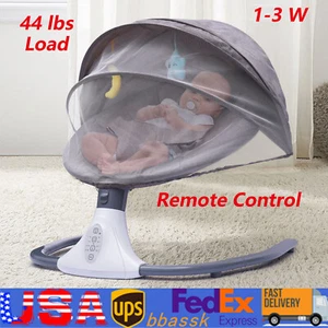 Fauteuil roulant électrique pour bébé Rocker Bluetooth Music Chaise pour bébé avec télécommande
