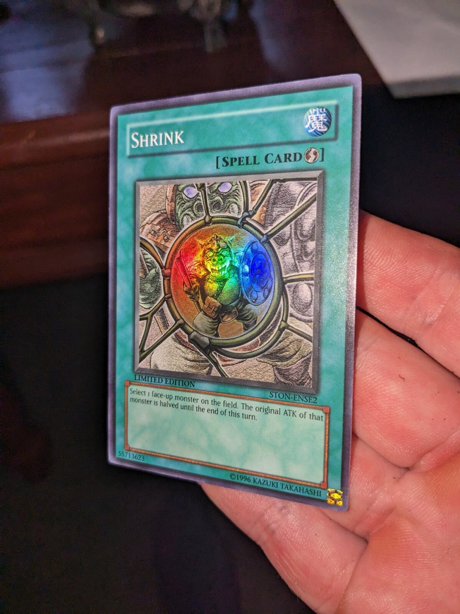 Yu-Gi-Oh! Shrink Card (STON-ENSE2) - Super Rare, 1st Edition From Strike Of Neos - View #6