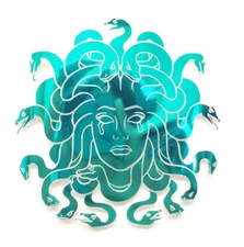 Crying Medusa Decal Art Sticker For Cars, Laptops, Tumblers, Etc Waterproof V2