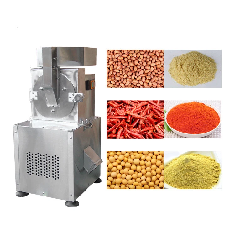 Commercial Grain Spices Cereal Coffee Beans Dry Food Mill Grind Powder Machine