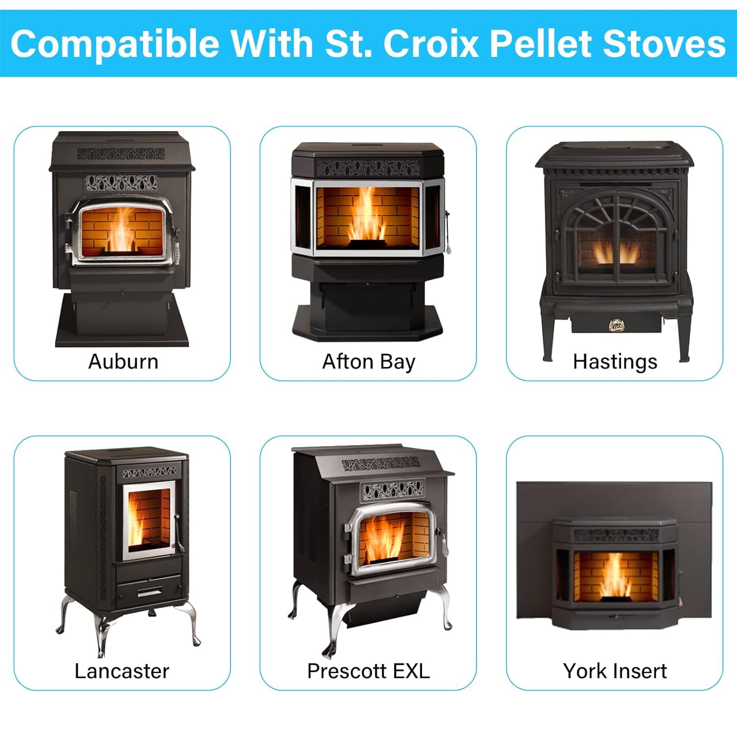 For St. Croix Stove Combustion Blower Exhaust Fan Motor, 80P31093-R | 80P20001-R